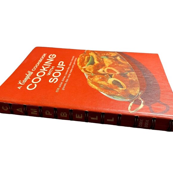 Vintage 1977 A Campbell Cookbook Cooking With Soup Spiral Bound Hardcover u - Picture 9 of 9